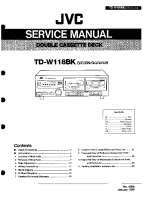JVC TDW-118-BK-Service-Manual